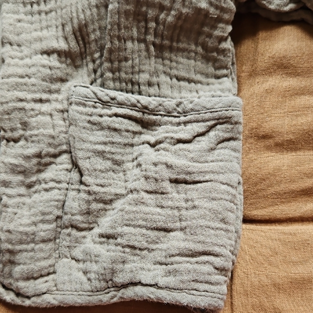 Zara Kids Tan Cotton Quilted Jacket - Picture 6 of 8
